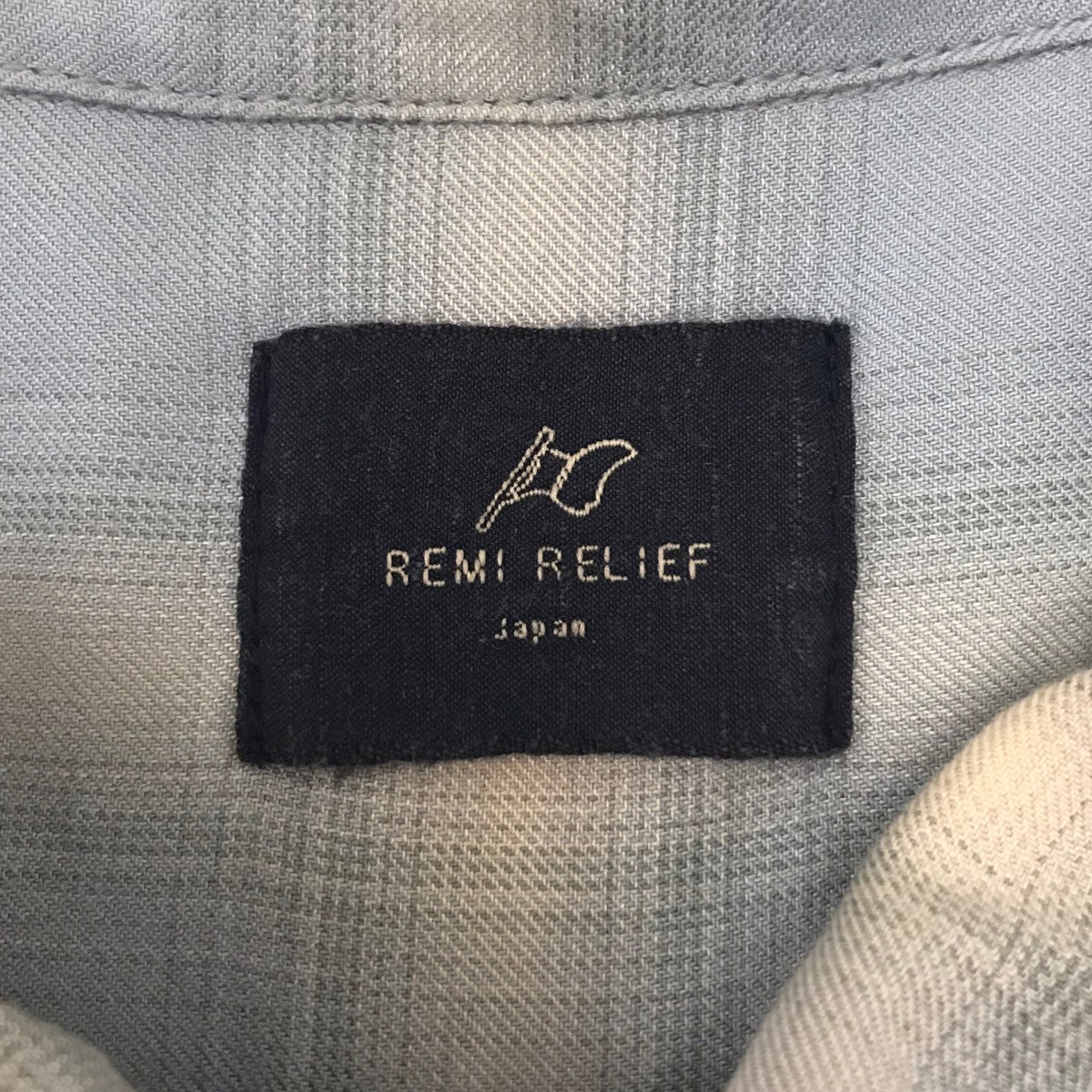 REMI RELIEF レーヨンツイルオンブレーS Sシャツ 半袖シャツ 古着・中古-5枚目のアイテム画像