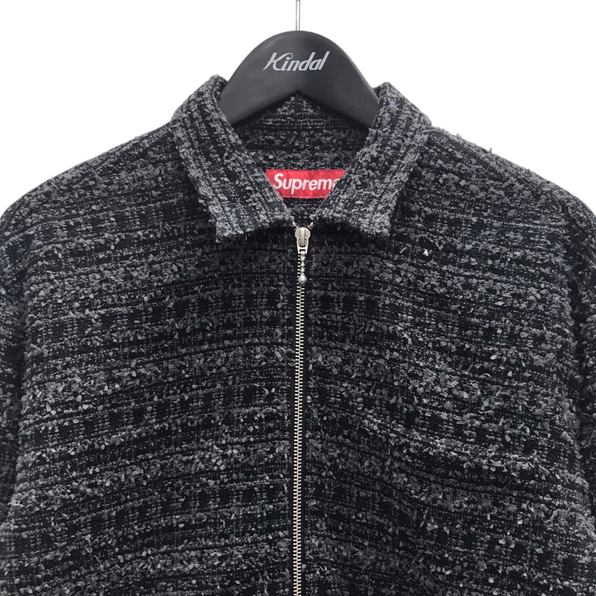 Supreme Boucle Zip Up Shirtジャケット 古着・中古-3枚目のアイテム画像