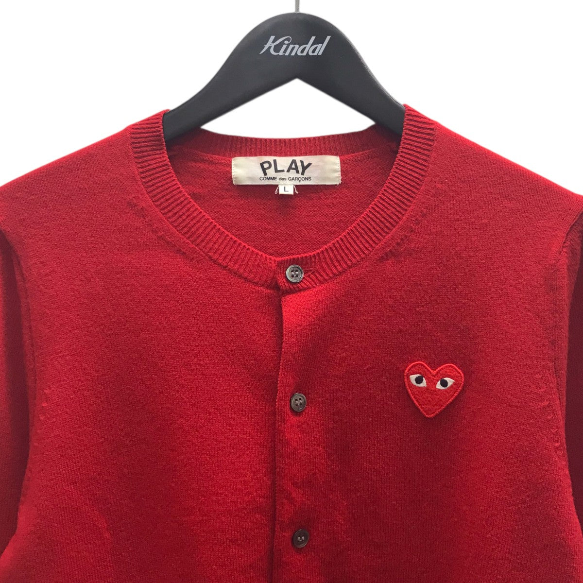 PLAY COMME des GARCONS ニットカーディガン 古着・中古-3枚目のアイテム画像