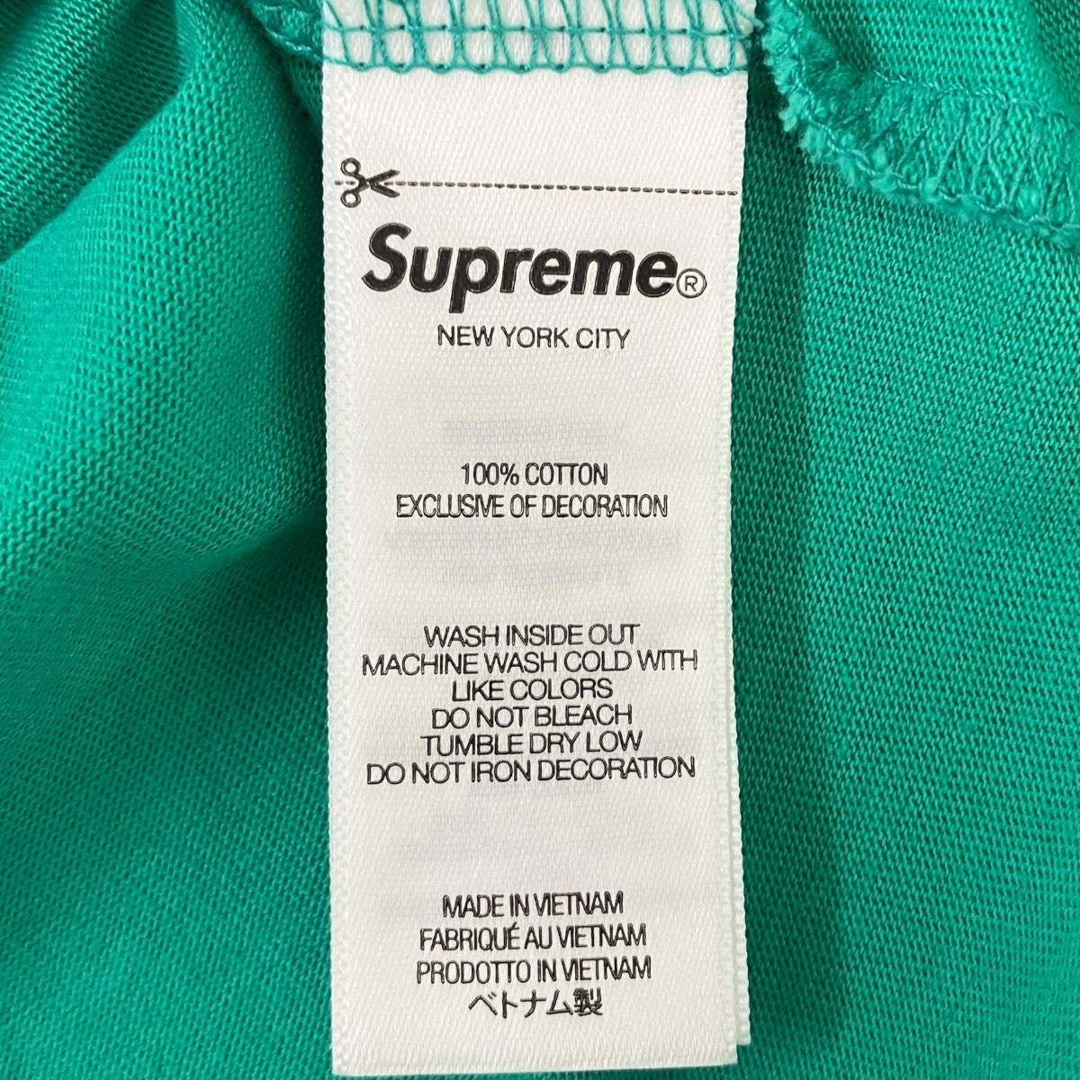 26SSGreek S S Top Aquaロゴ刺繍Tシャツ
