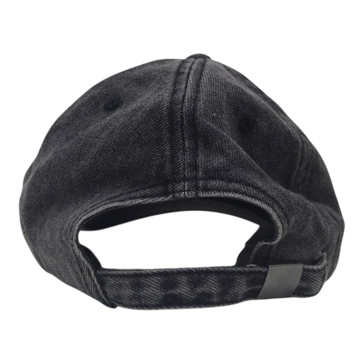 WASHED DENIM 6-PANEL HATロゴ刺繍キャップ