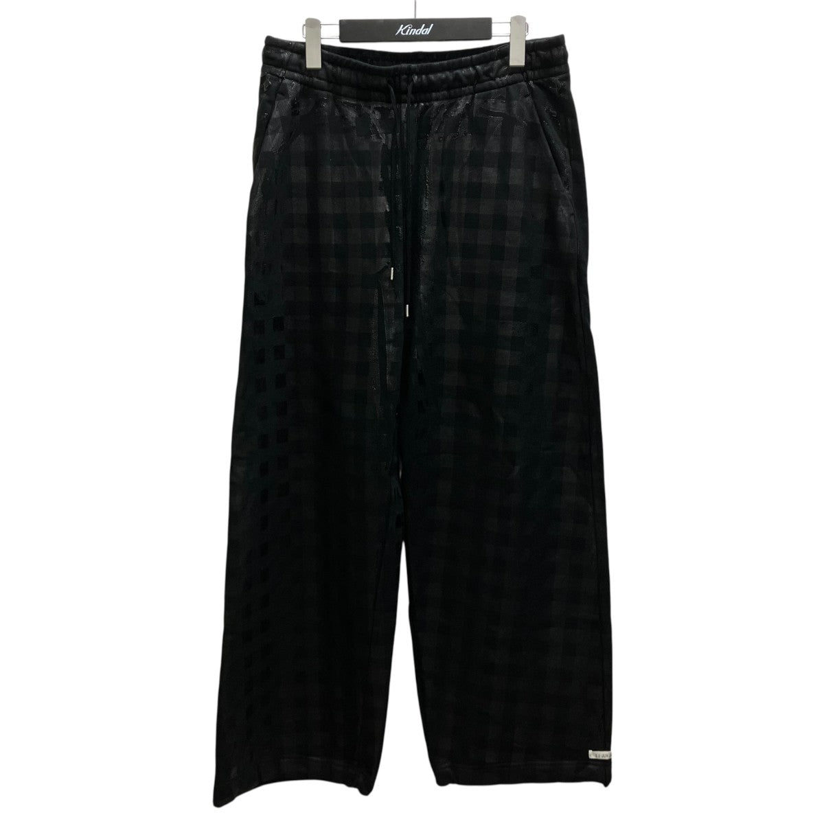 GINGHAM PRINT SWEAT PANTS ギンガムプリントスウェットパンツ