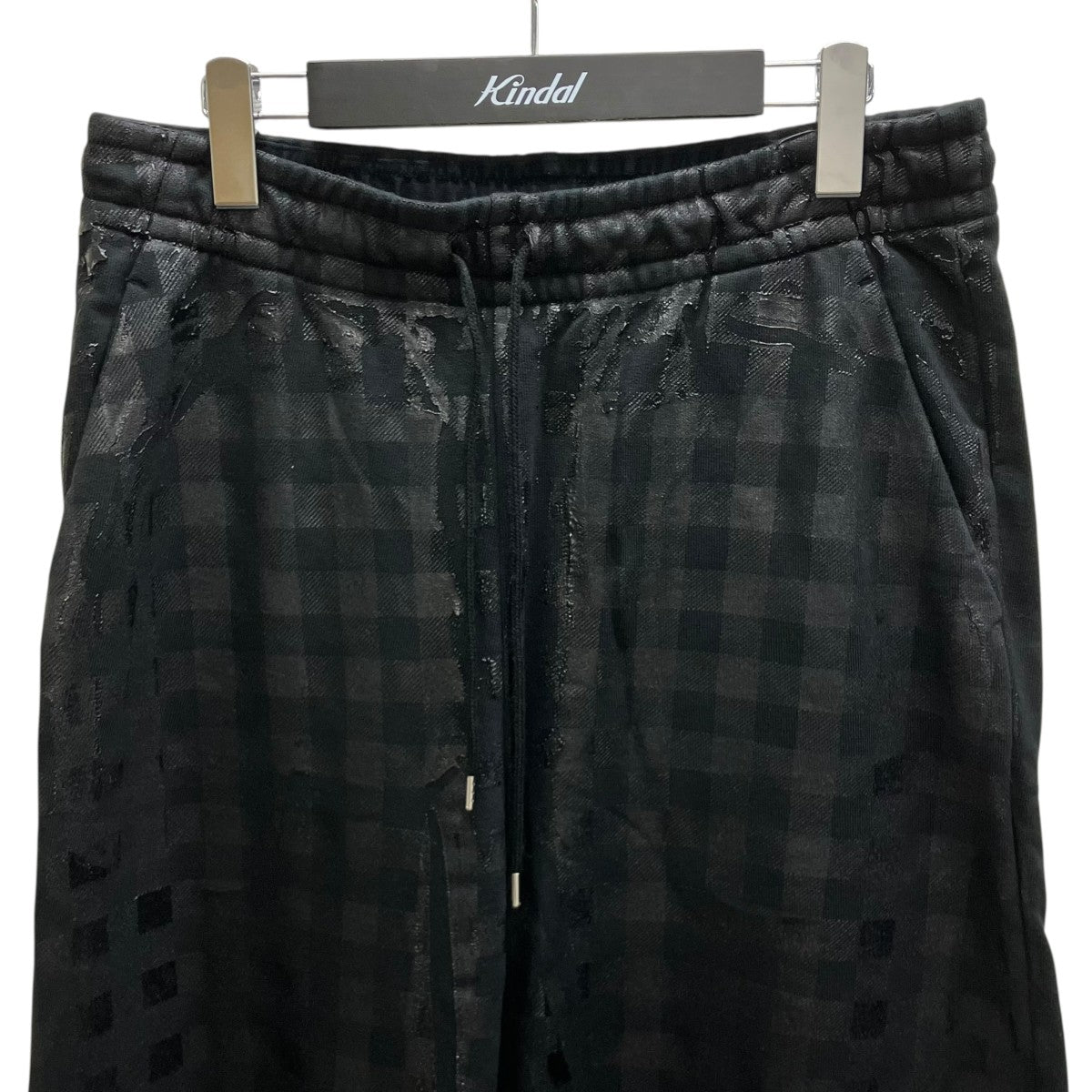 GINGHAM PRINT SWEAT PANTS ギンガムプリントスウェットパンツ