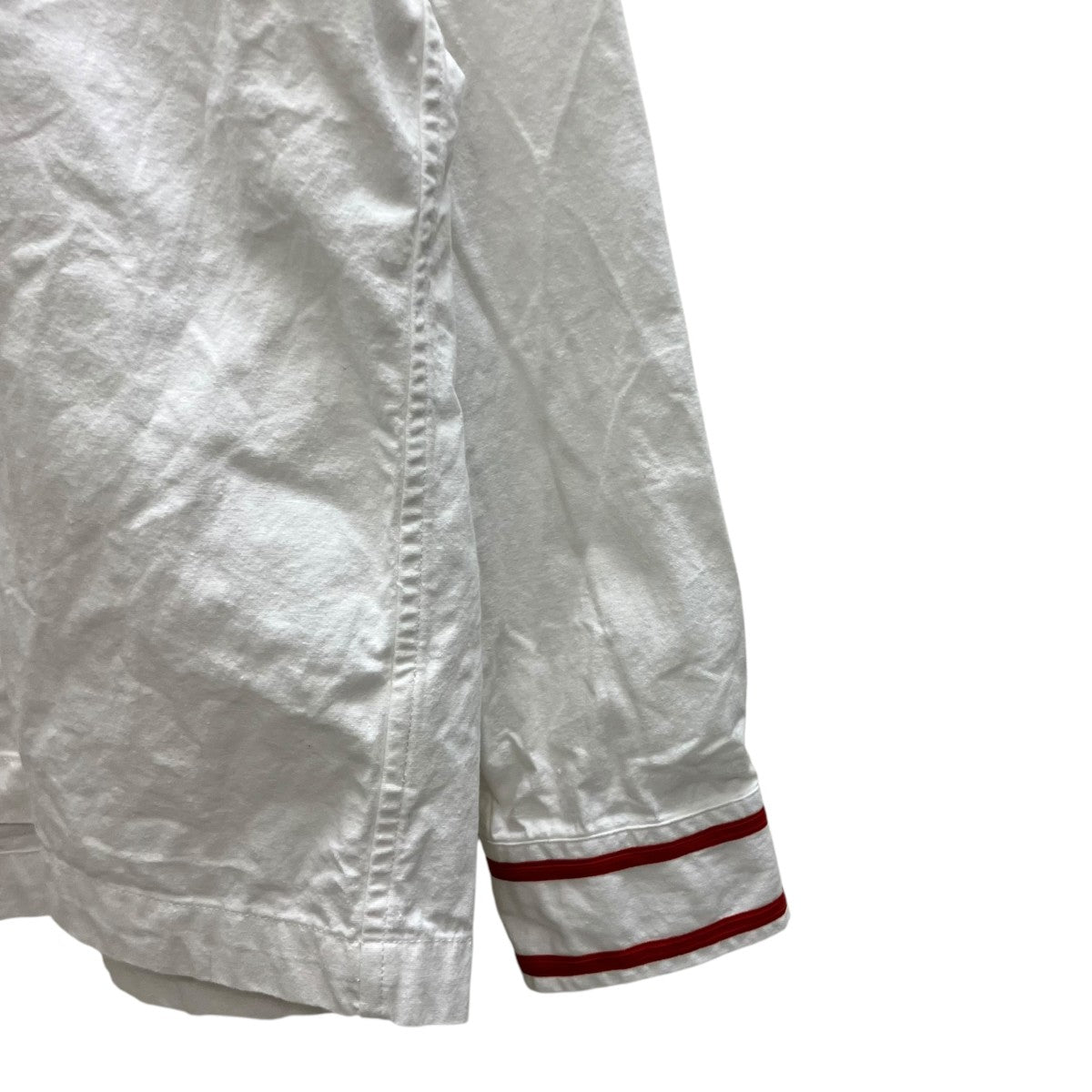 Embroidery Cotton Camp Collar Long Sleeve shirtエンブロイダリー長袖シャツ
