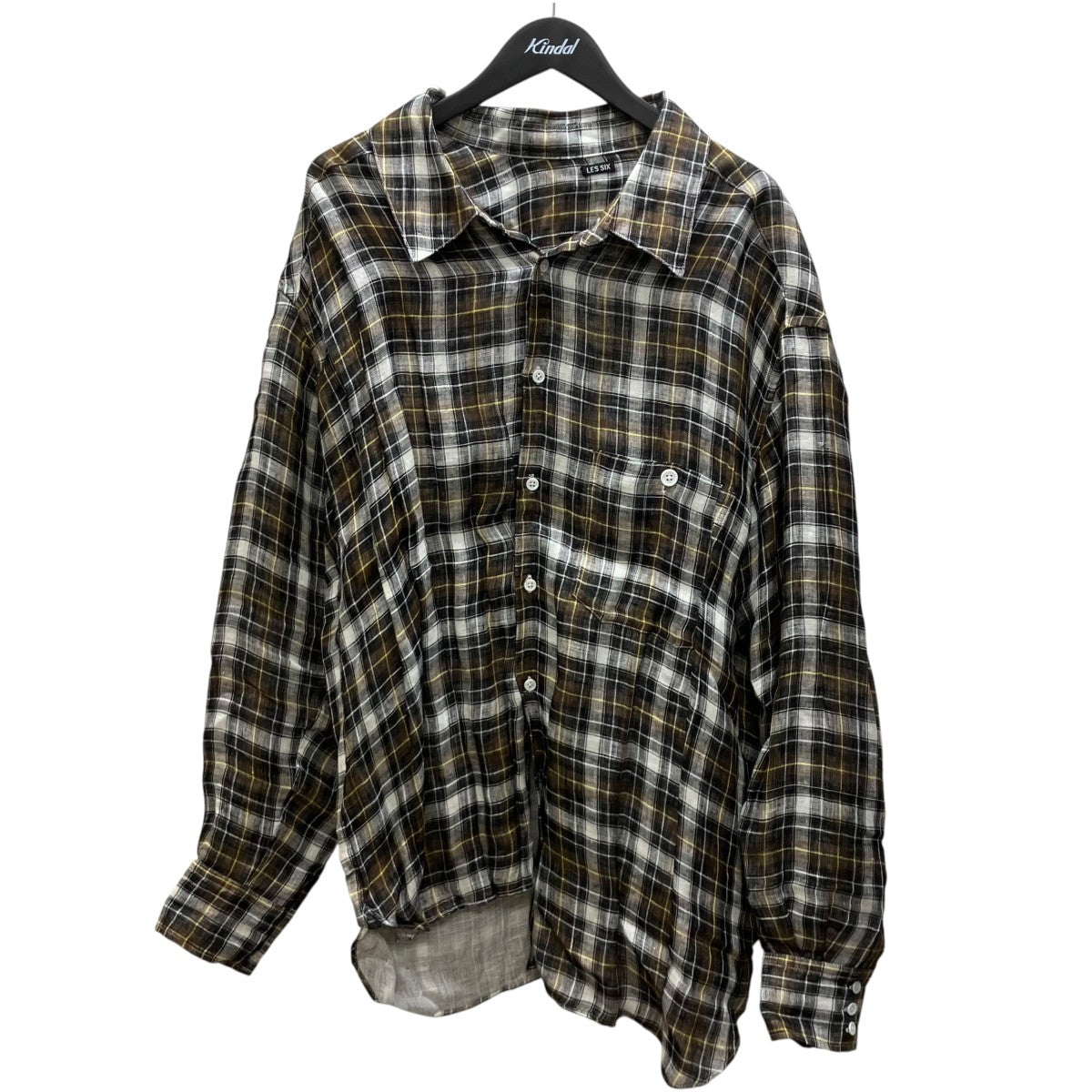 26SS Check Slip Shirt チェックシャツ