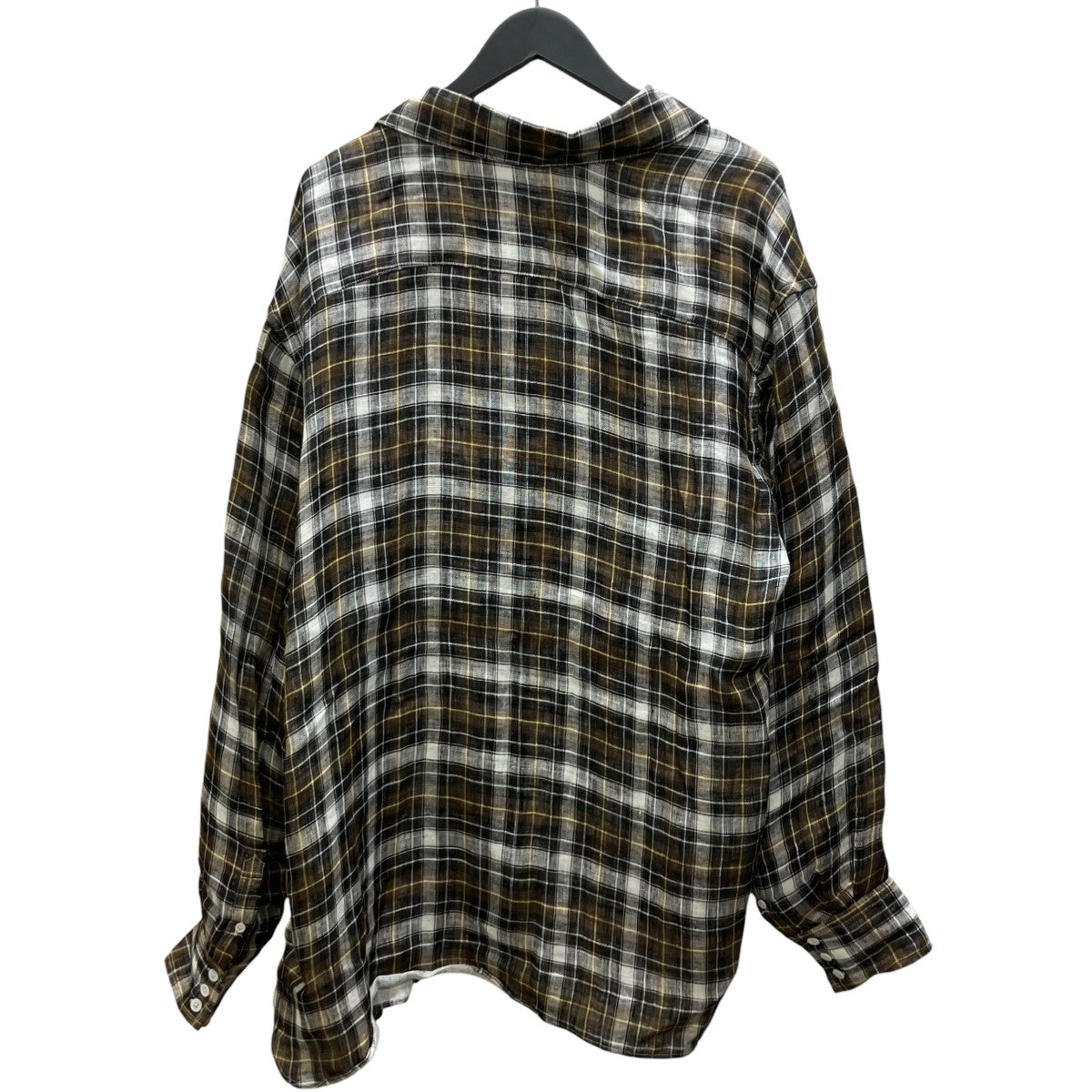 26SS Check Slip Shirt チェックシャツ