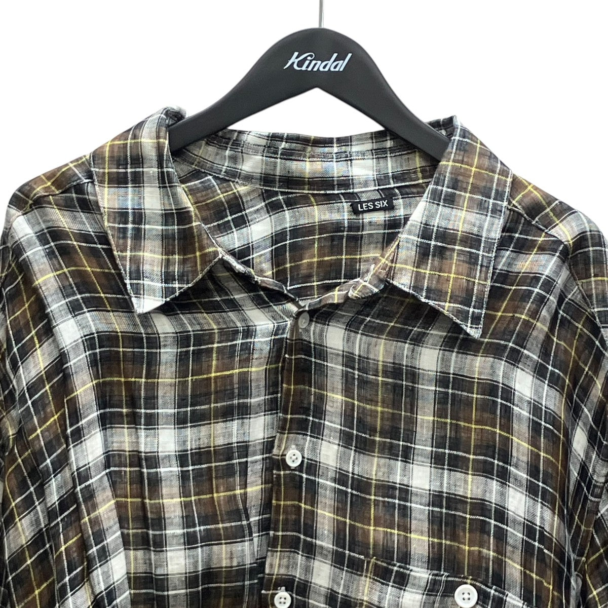 26SS Check Slip Shirt チェックシャツ