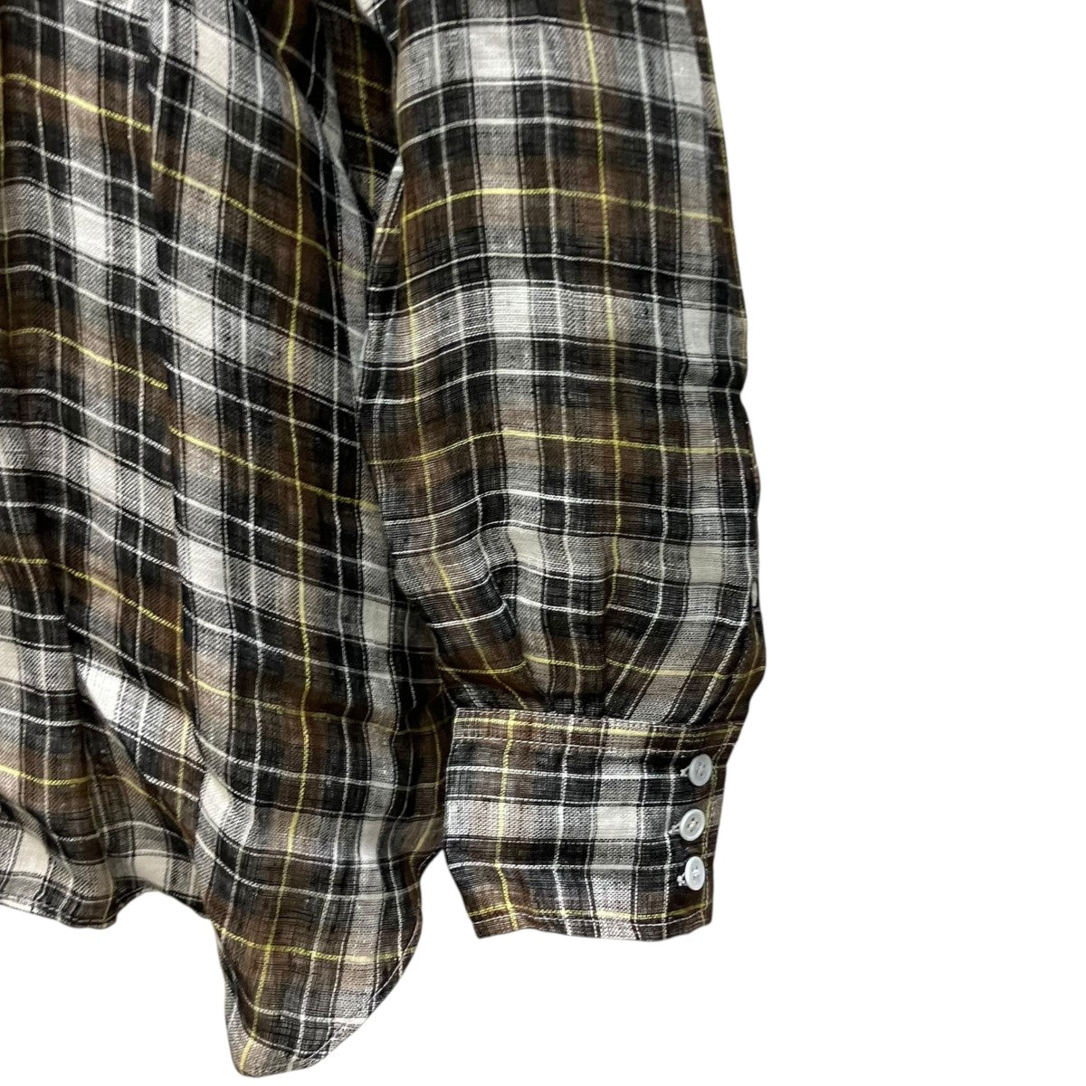 26SS Check Slip Shirt チェックシャツ