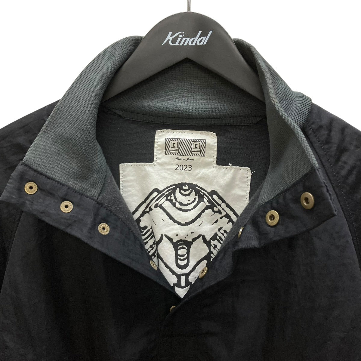 STRETCH BACK PULLOVER - Blackプルオーバー