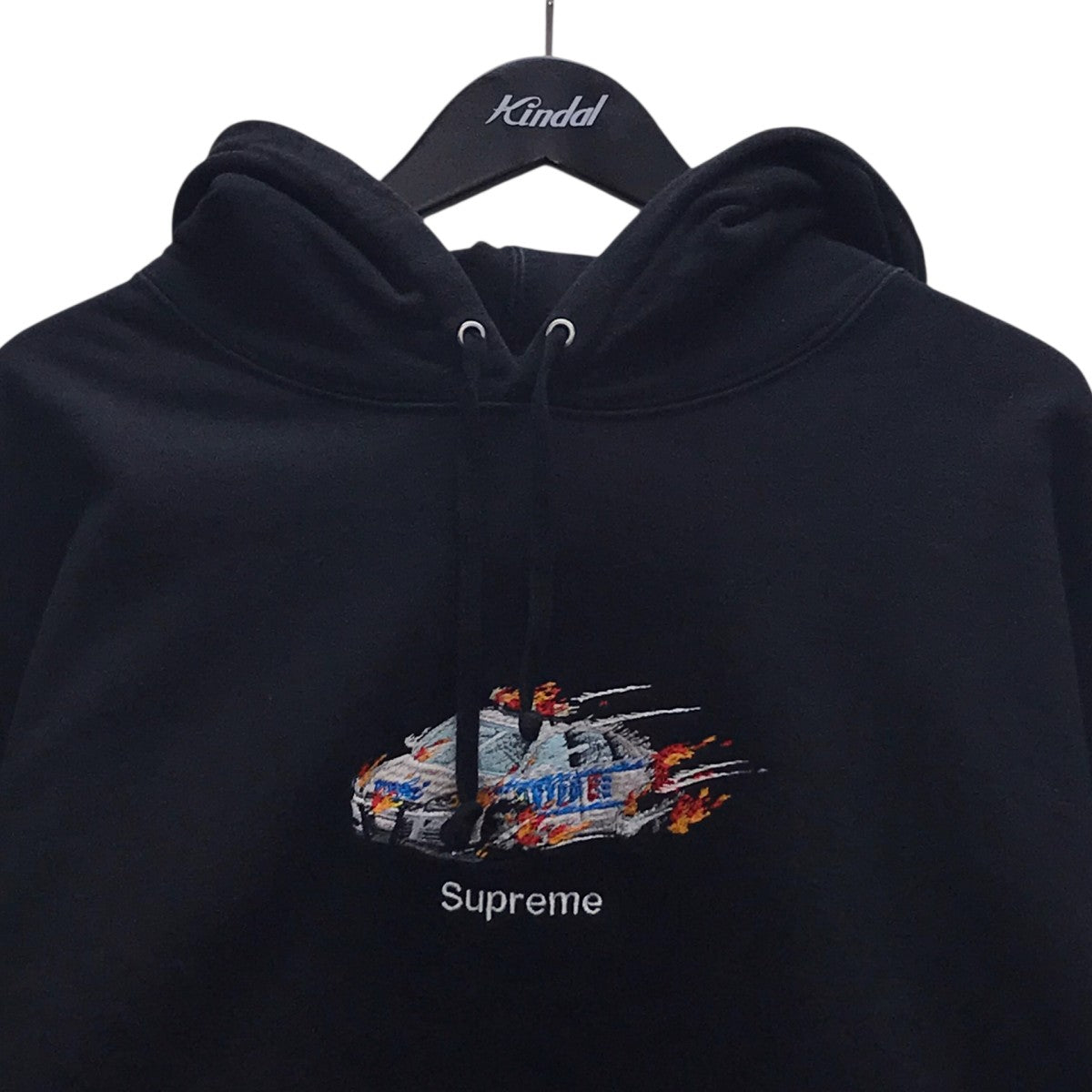 Cop Car Hooded Sweatshirt刺繍ロゴパーカー