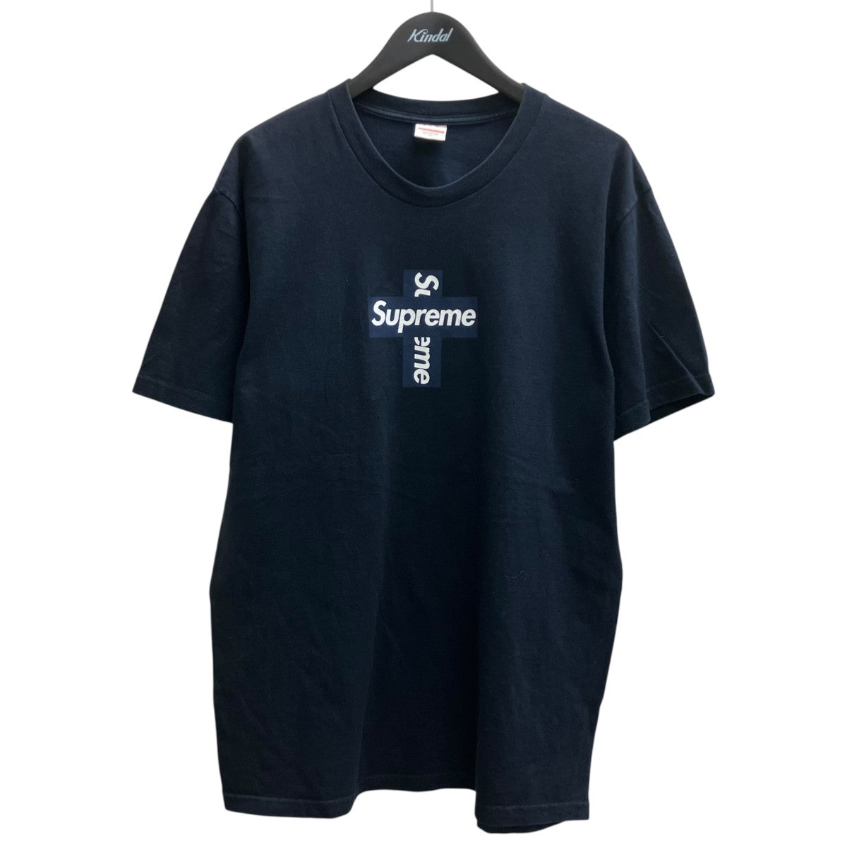 Supreme(シュプリーム) Cross Box Logo TeeプリントTシャツ ブラック