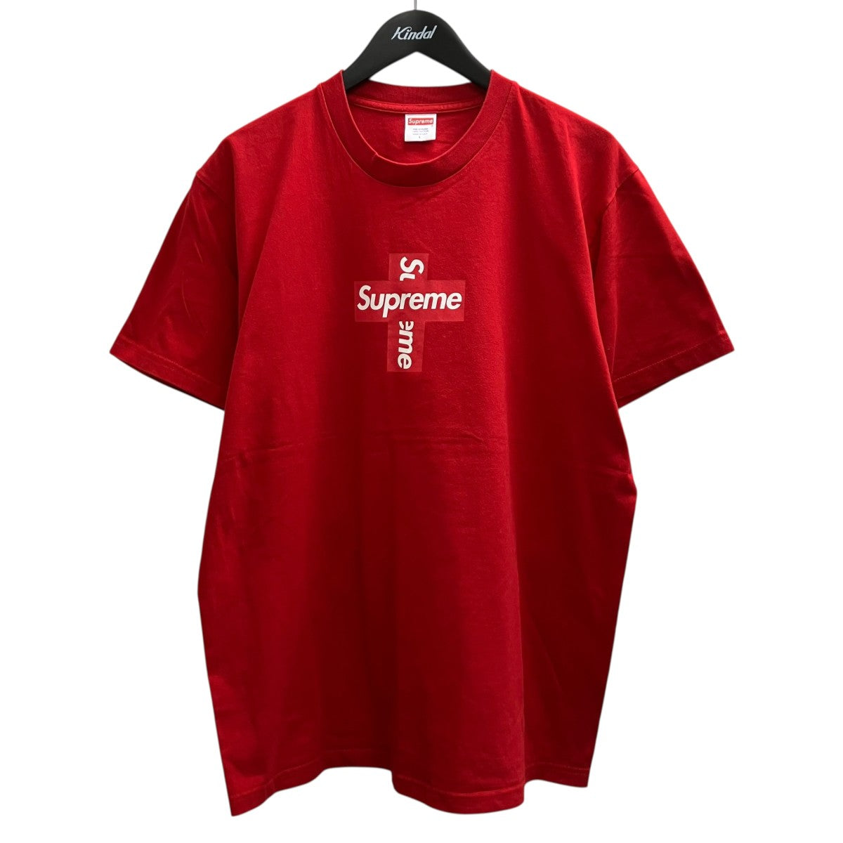 Cross Box Logo TeeプリントTシャツ