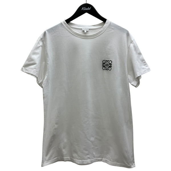 LOEWE(ロエベ) アナグラム刺繍Tシャツ H6109230CR ホワイト サイズ M