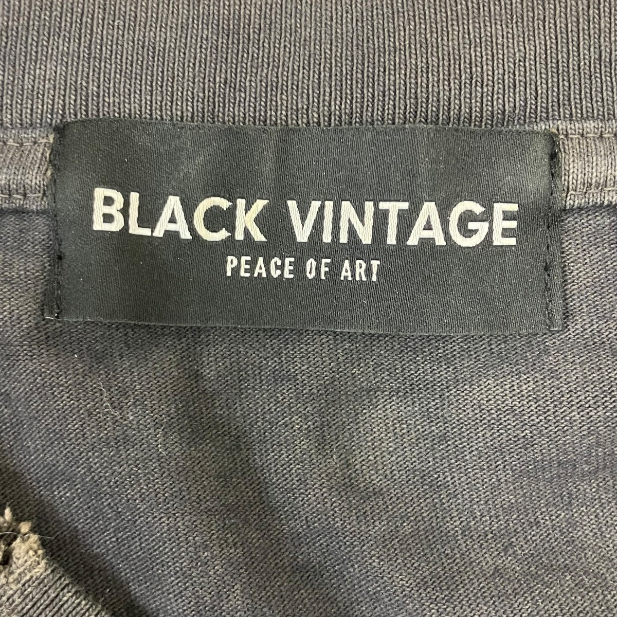 ダメージ加工半袖カットソー