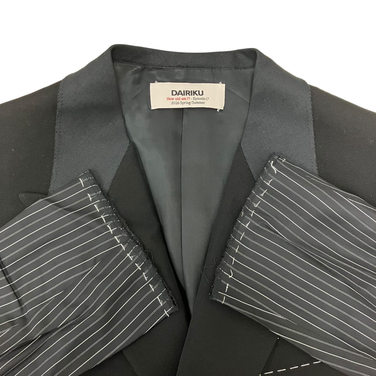 26SSTAILORED JACKETデザインジャケット