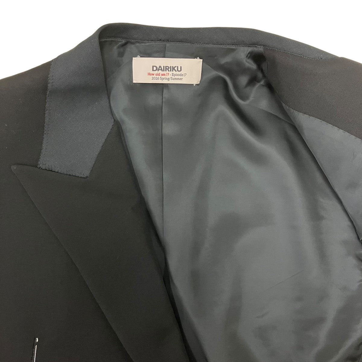26SSTAILORED JACKETデザインジャケット