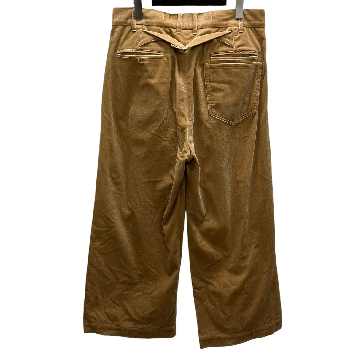 D Buckle Super Wide Chino Pants ベルテッドパンツ