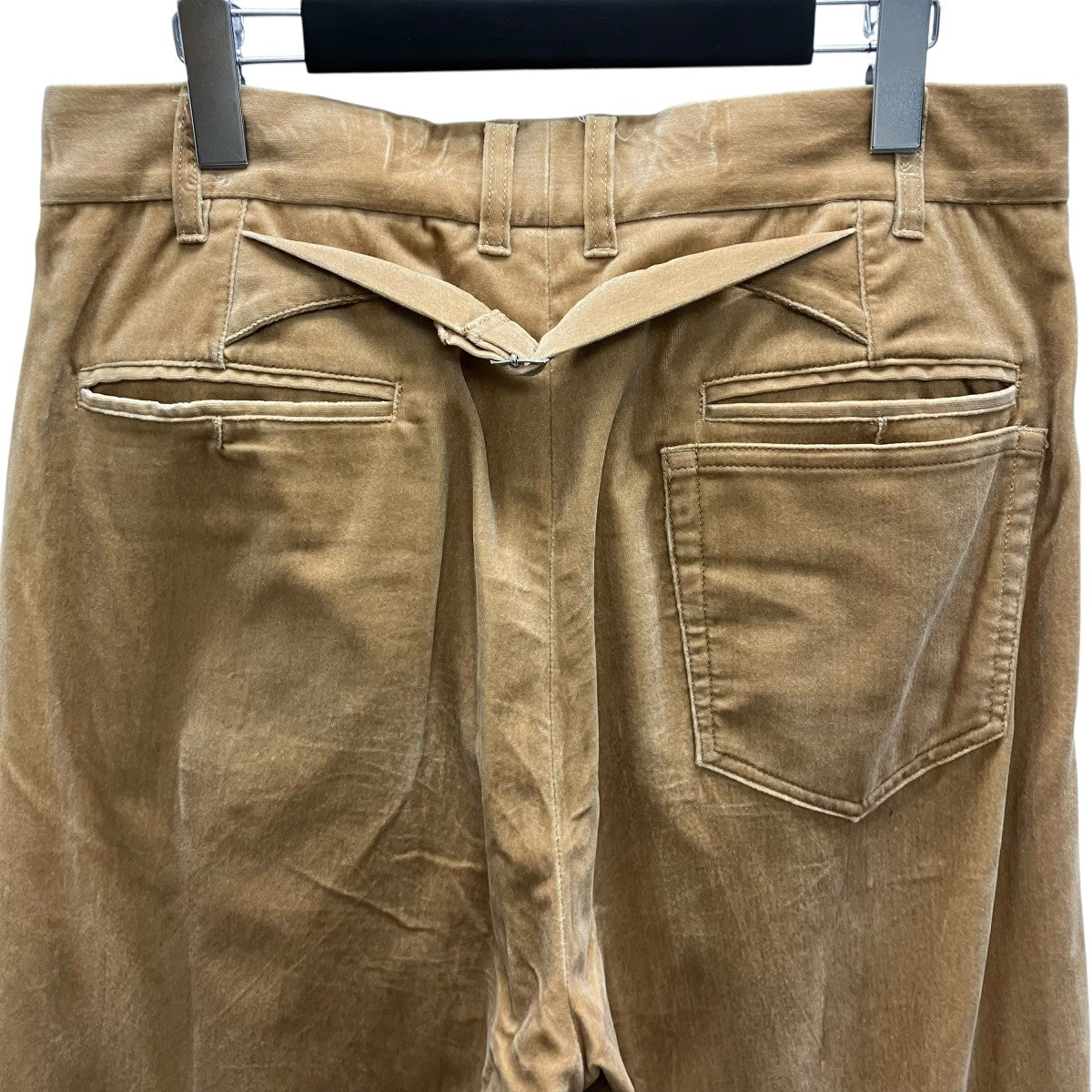 D Buckle Super Wide Chino Pants ベルテッドパンツ