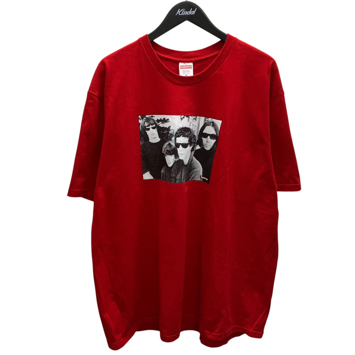 Supreme(シュプリーム) Velvet Underground TeeプリントTシャツ レッド