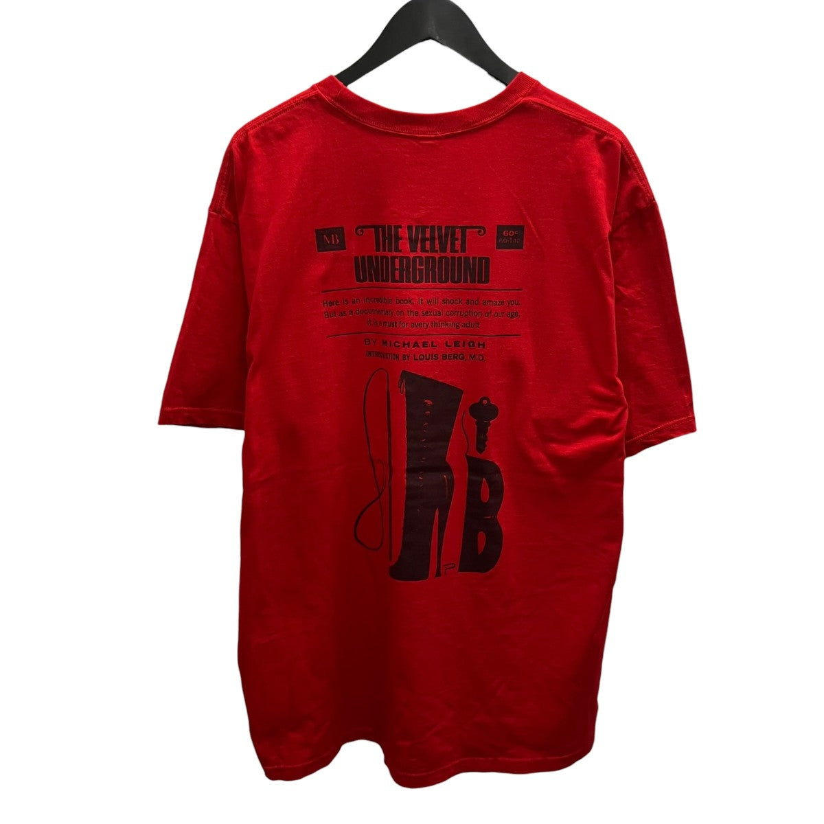 Supreme(シュプリーム) Velvet Underground TeeプリントTシャツ レッド