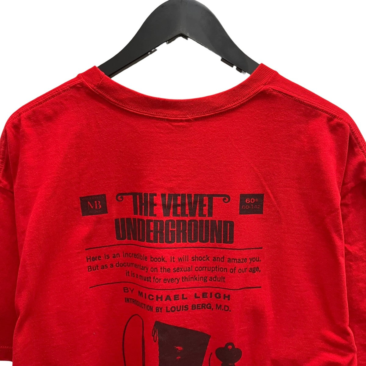 Supreme(シュプリーム) Velvet Underground TeeプリントTシャツ レッド