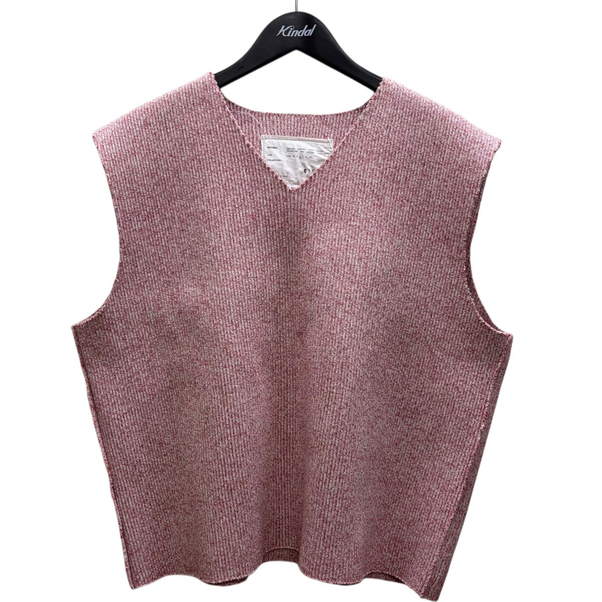 RIB SPENCER JERSEY VESTニットベスト