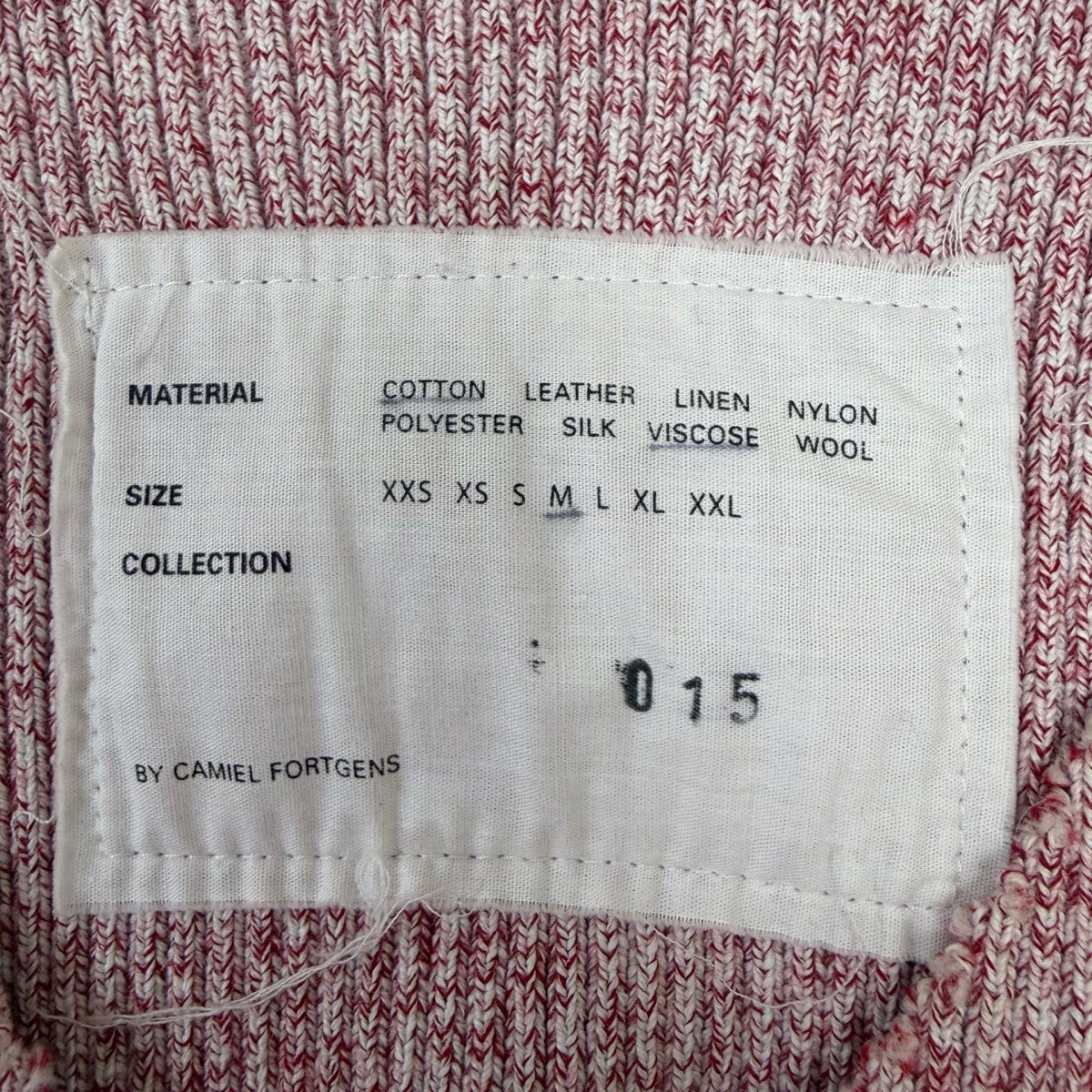 RIB SPENCER JERSEY VESTニットベスト