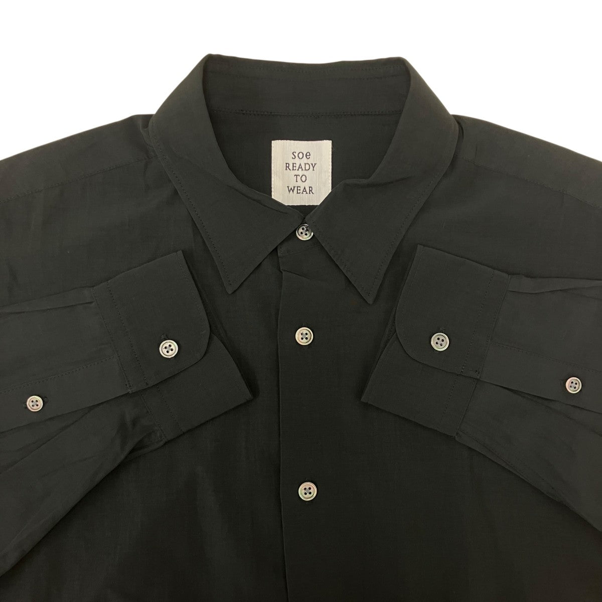 Long Sleeve Regular Collar Shirt 長袖シャツ