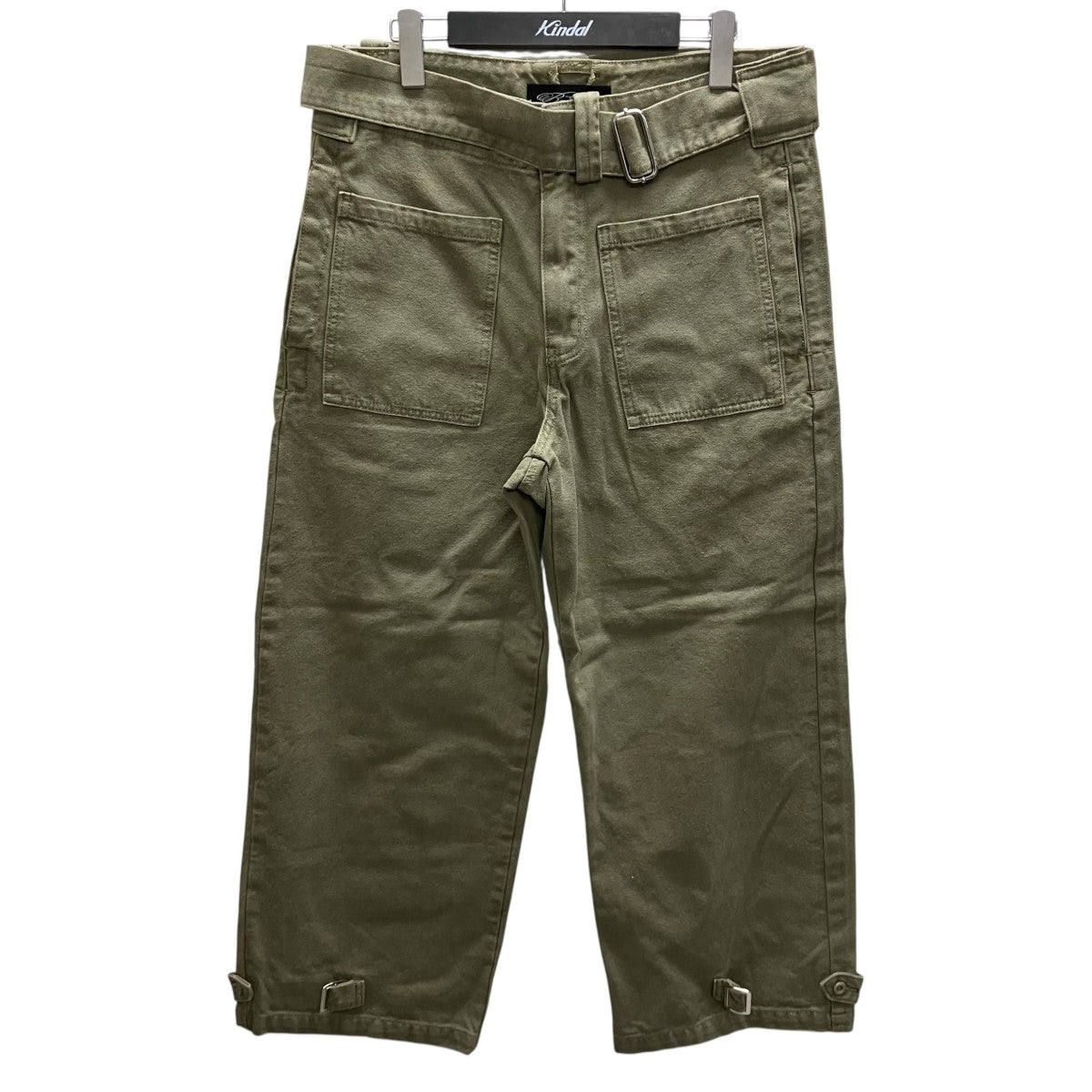 BELTED FATIGUES O PANT ワイドパンツ