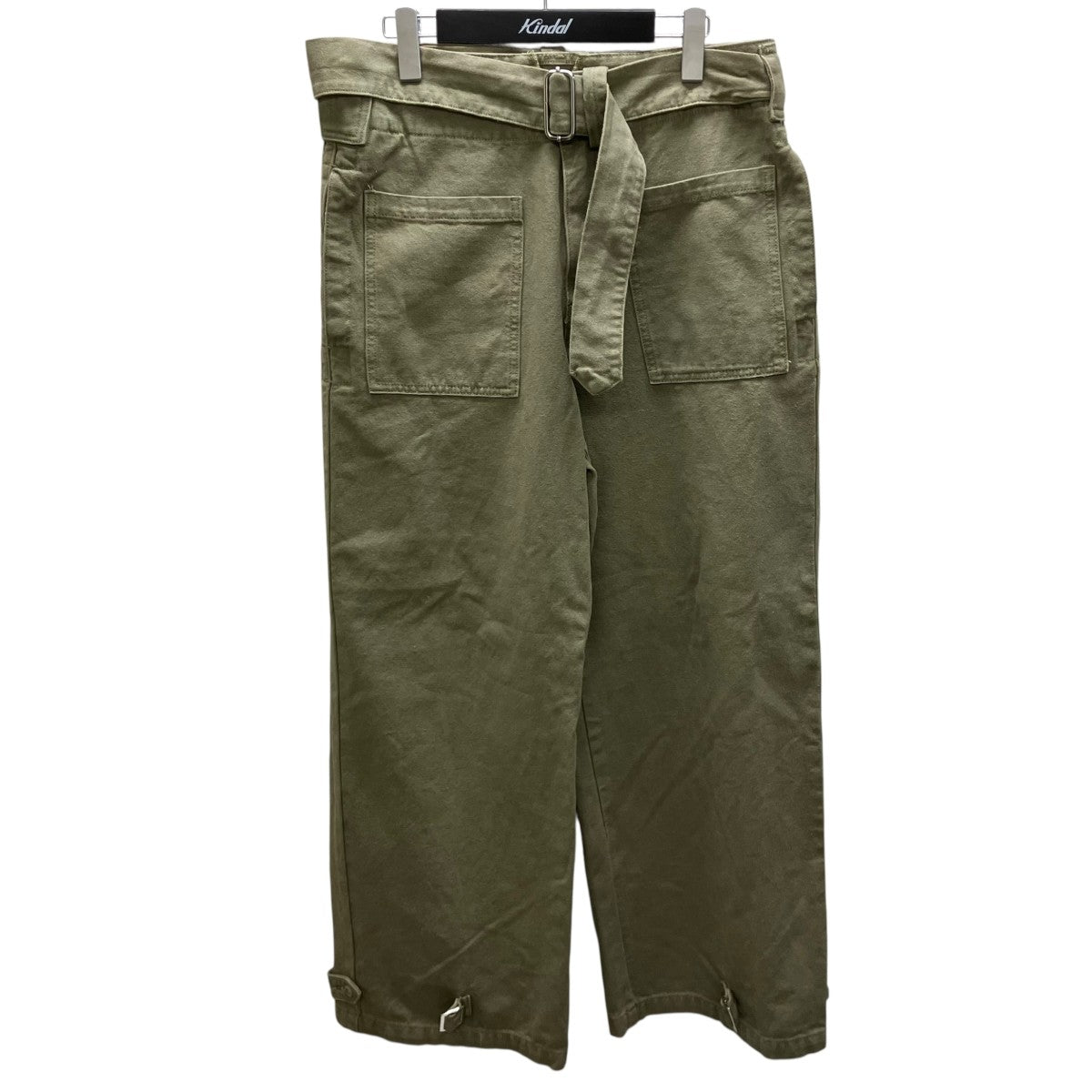 BELTED FATIGUES O PANT ワイドパンツ