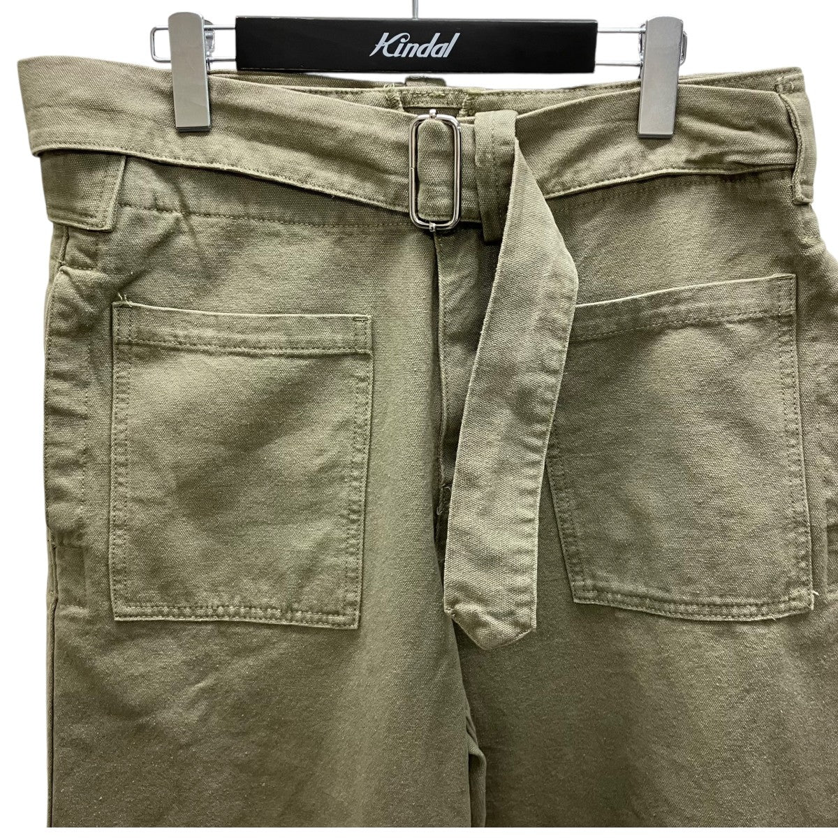 BELTED FATIGUES O PANT ワイドパンツ