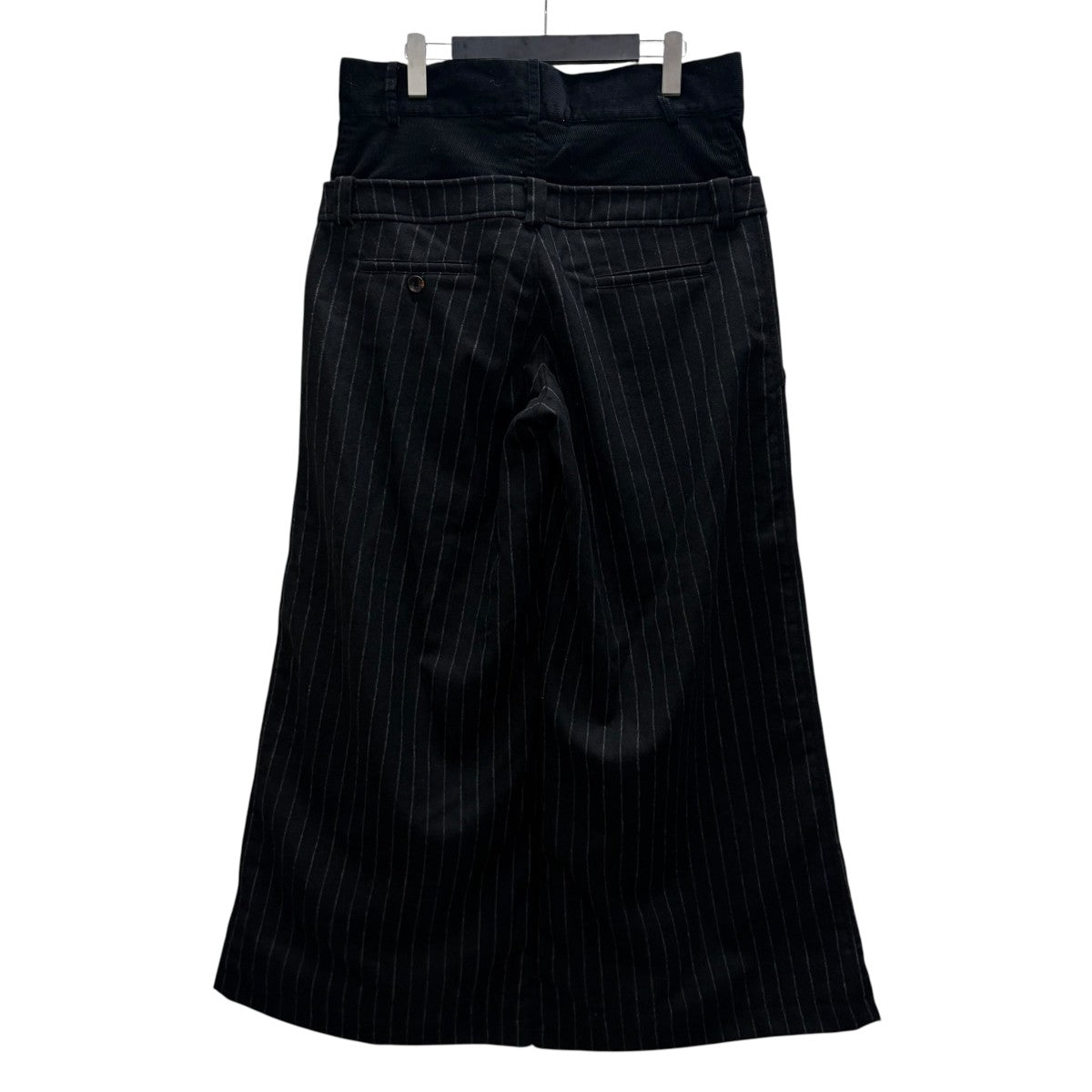 DOUBULE TROUSER PANTドッキングストライプパンツ