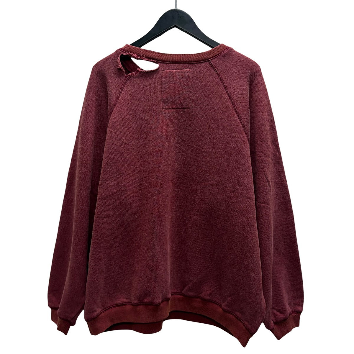 MIRACLE CREW NECK ダメージ加工クルーネックスウェット