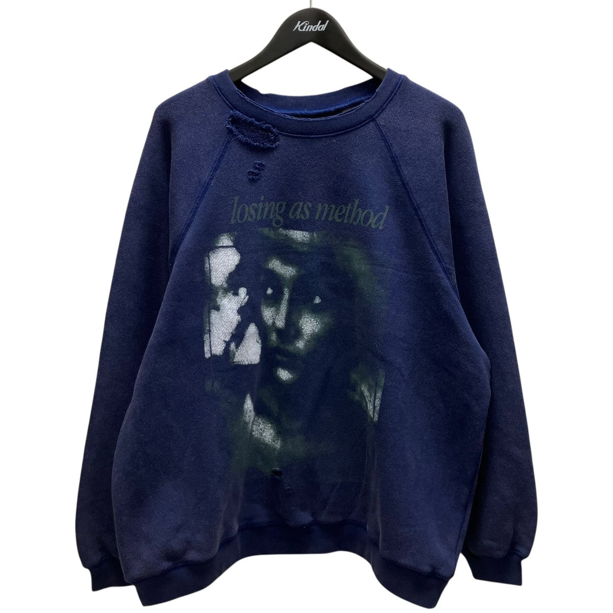 SIREN CREW NECKダメージ加工クルーネックスウェット