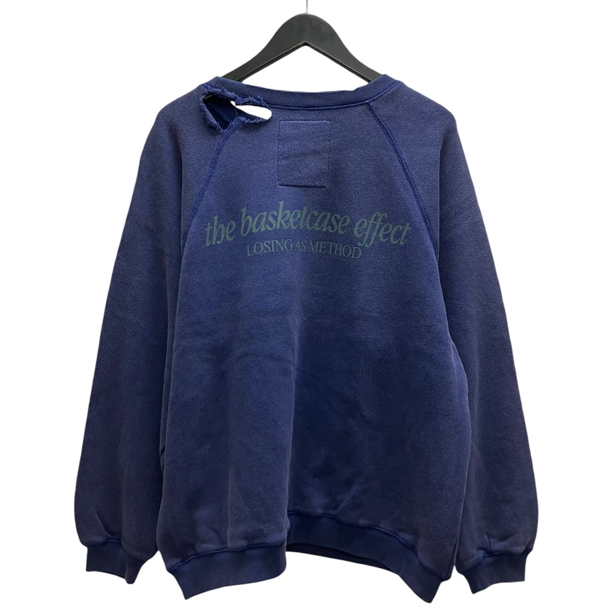 SIREN CREW NECKダメージ加工クルーネックスウェット