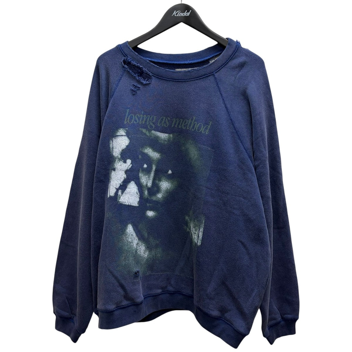 SIREN CREW NECKダメージ加工クルーネックスウェット