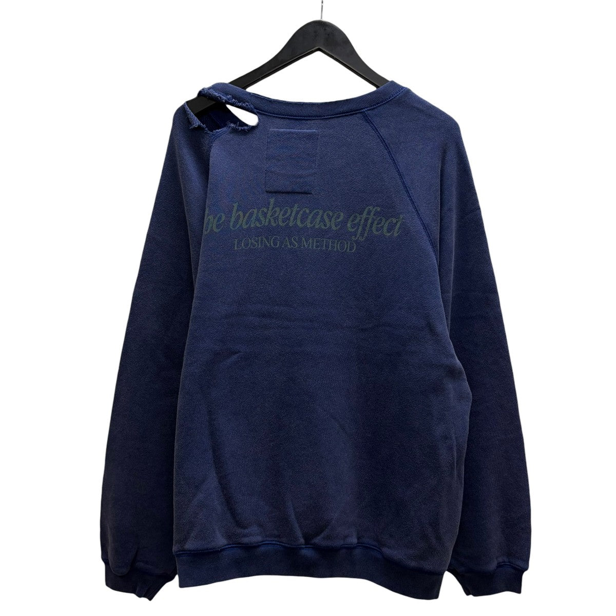 SIREN CREW NECKダメージ加工クルーネックスウェット