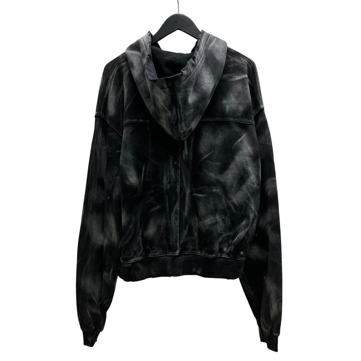 WASHED HOODIEウォッシュ加工ジップパーカー