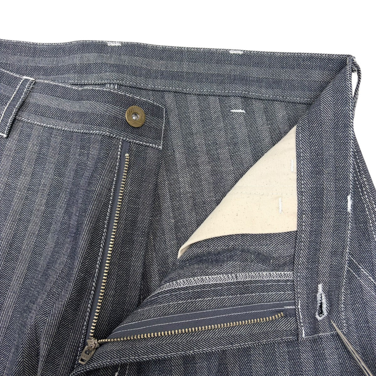 26SS HERRING BONE DENIM CARPENTER PANTS ヘリンボーンカーペンターストライプパンツ