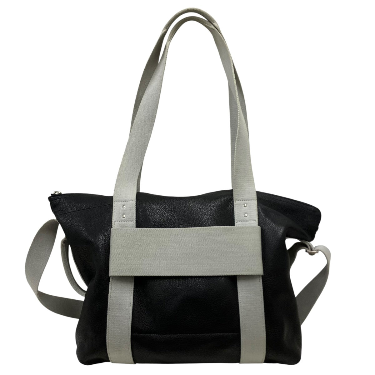 RICK OWENS TROLLEYレザーショルダーバッグ 古着・中古-2枚目のアイテム画像