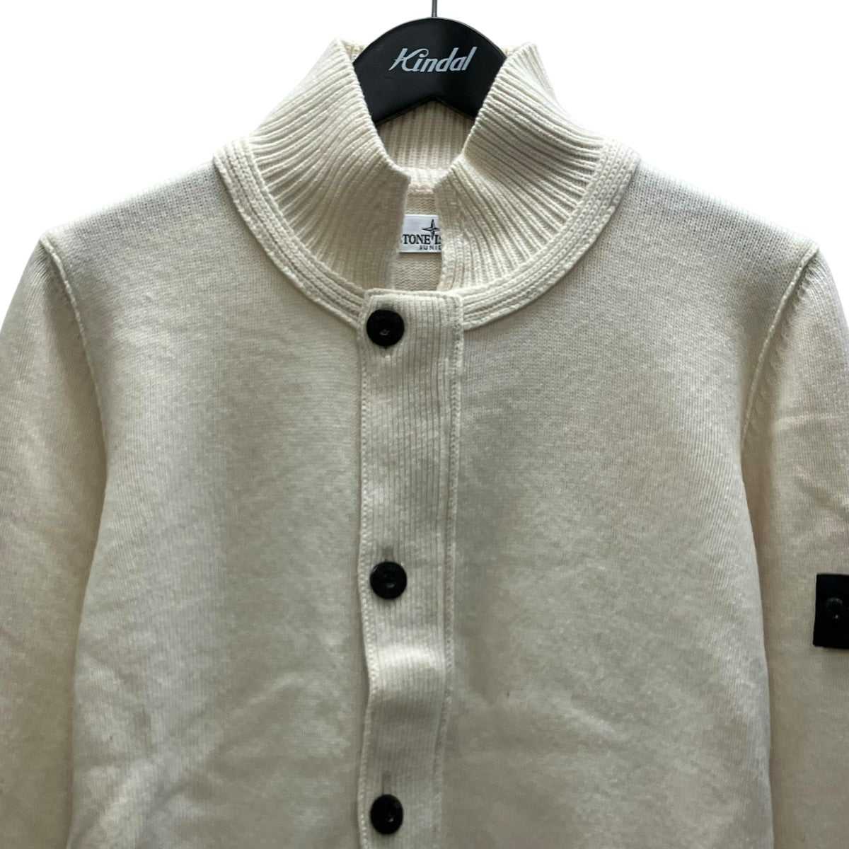 STONE ISLAND ニットジャケット 古着・中古-2枚目のアイテム画像