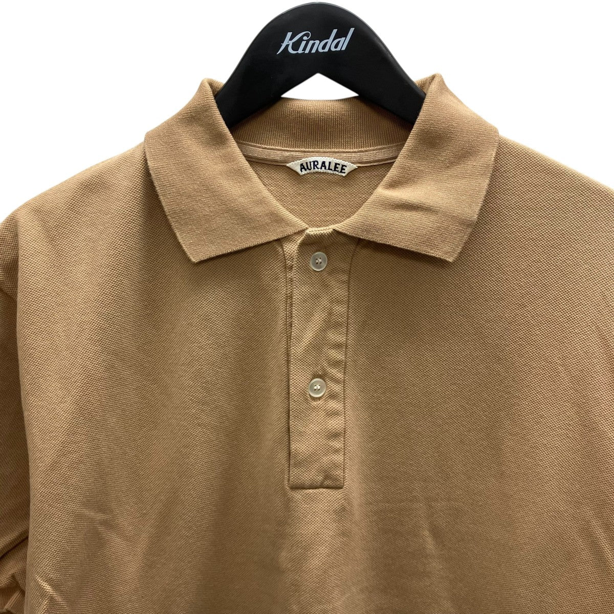 AURALEE(オーラリー) SUPER FINE COTTON PIQUE BIG POLO 半袖