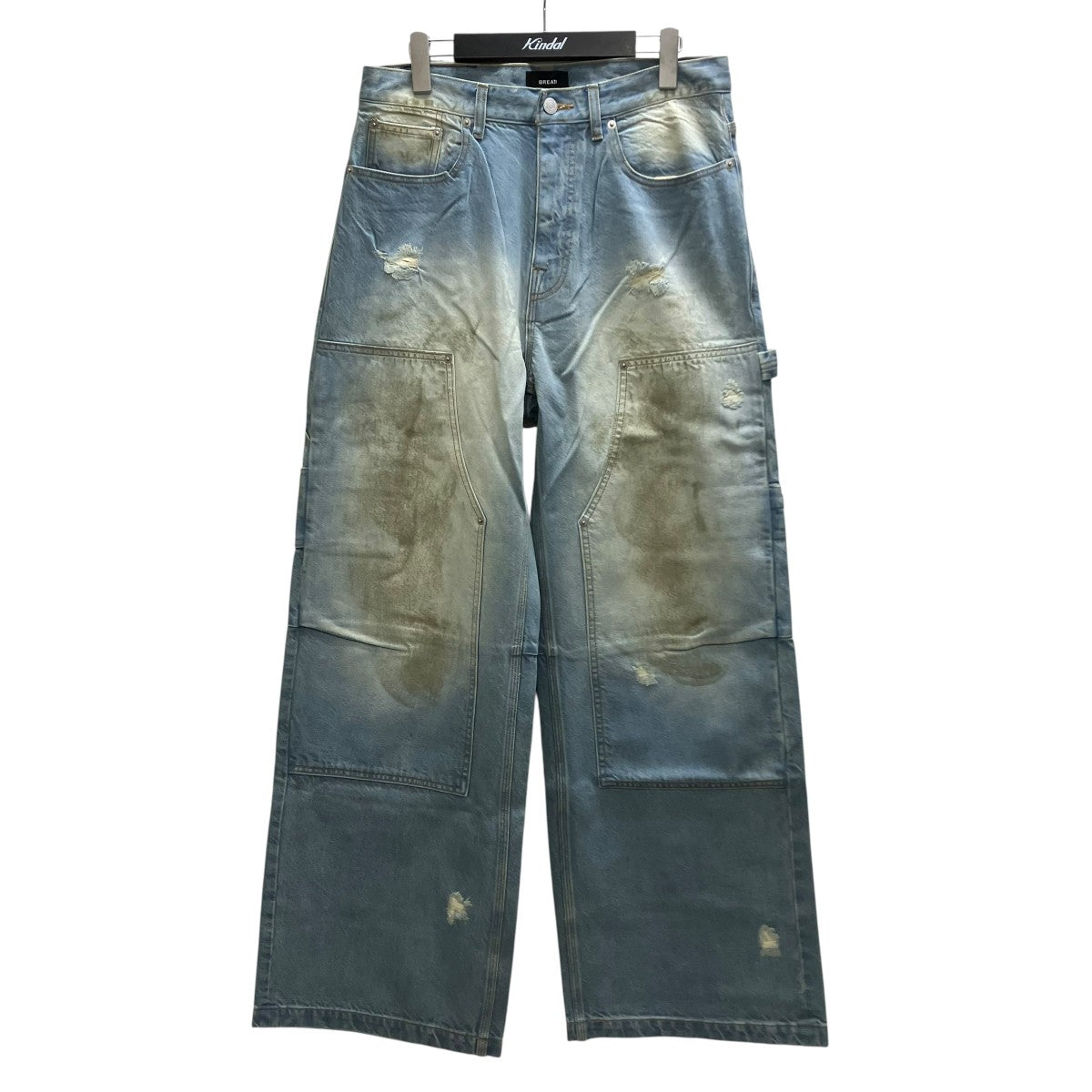 26SS COATING DOUBLE KNEE DENIM PANTS   IND コーティングダブルニーデニムパンツ