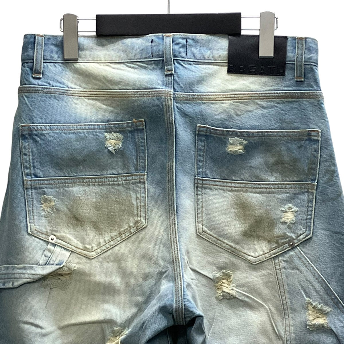 26SS COATING DOUBLE KNEE DENIM PANTS   IND コーティングダブルニーデニムパンツ