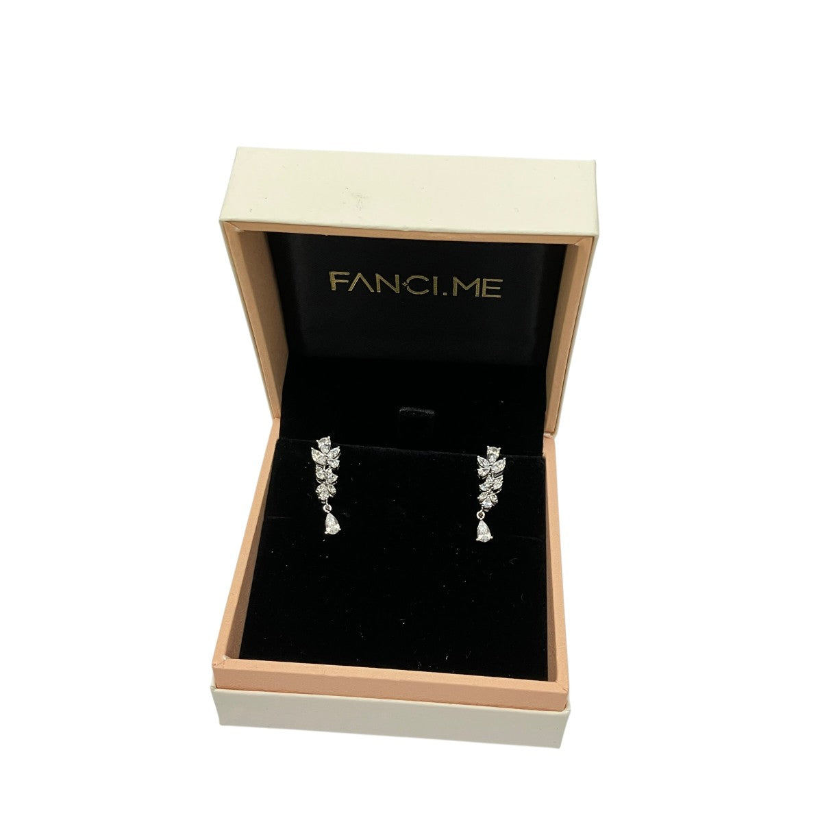 FANCIME 藤の花フラワードロップYスターリングシルバーピアス 古着・中古-5枚目のアイテム画像
