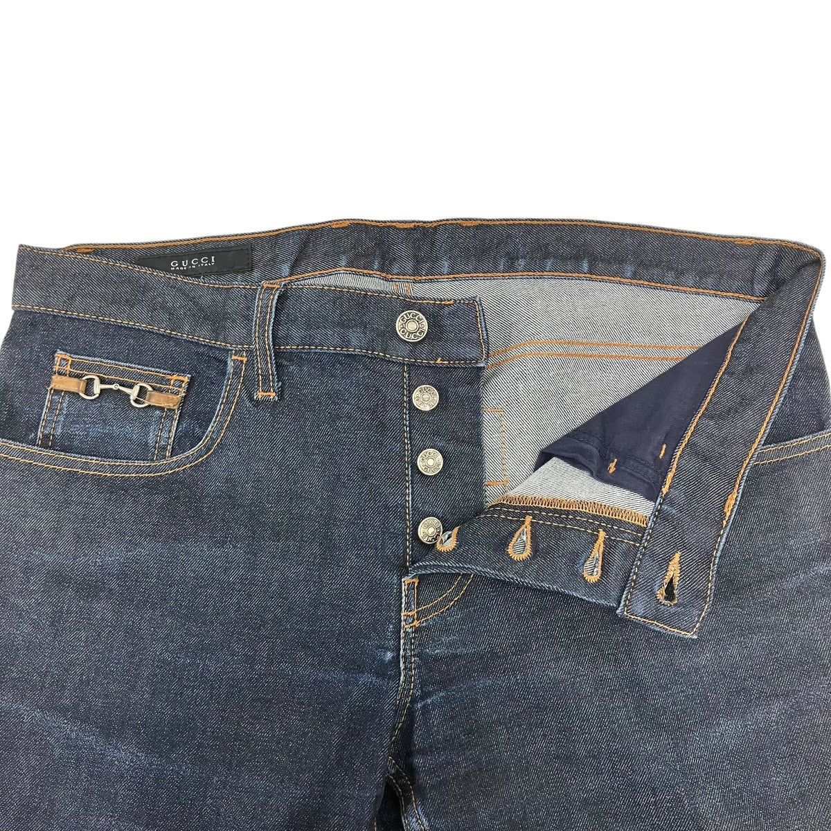 ビットデニムパンツ