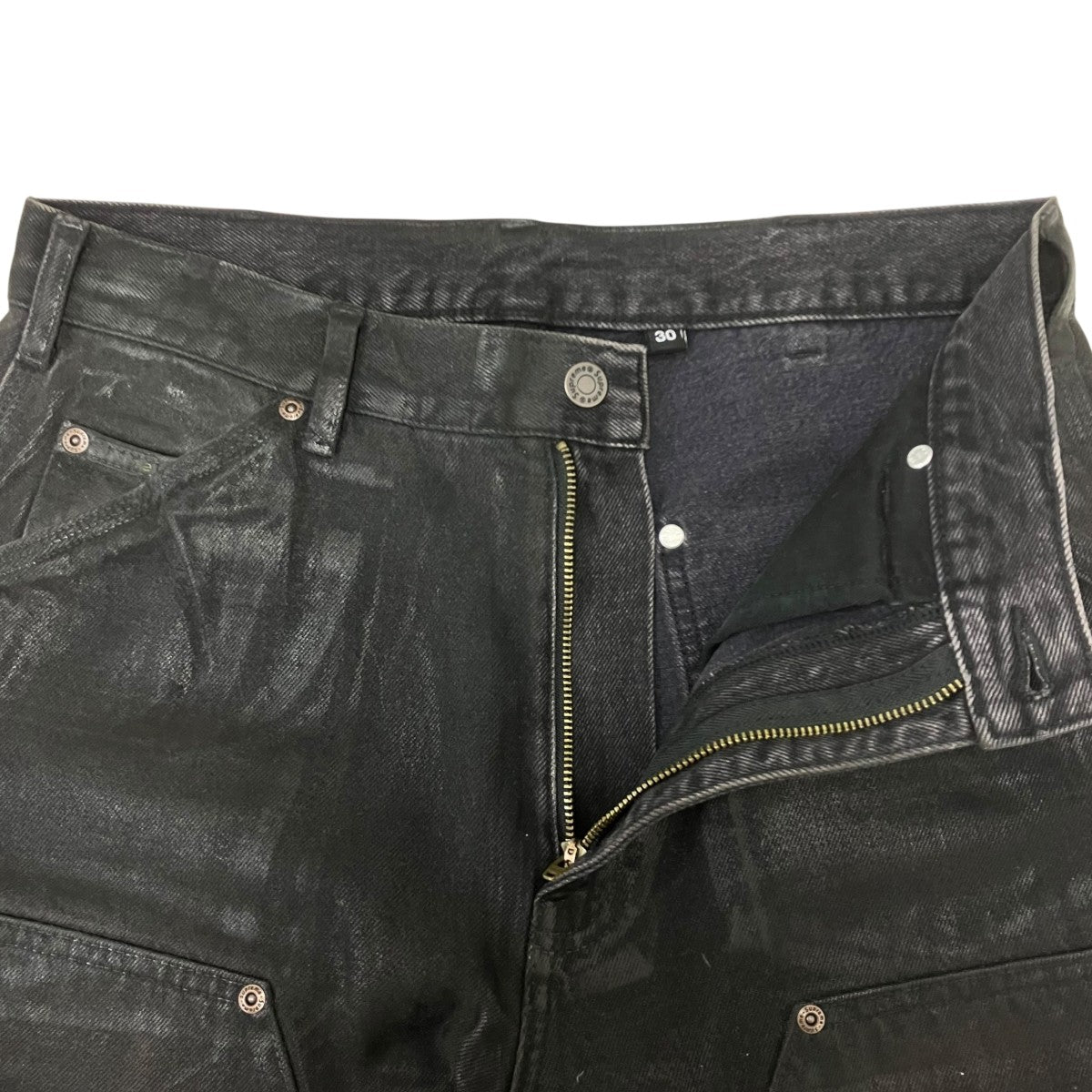 Foil Double Knee Painter Pantコーティングパンツ