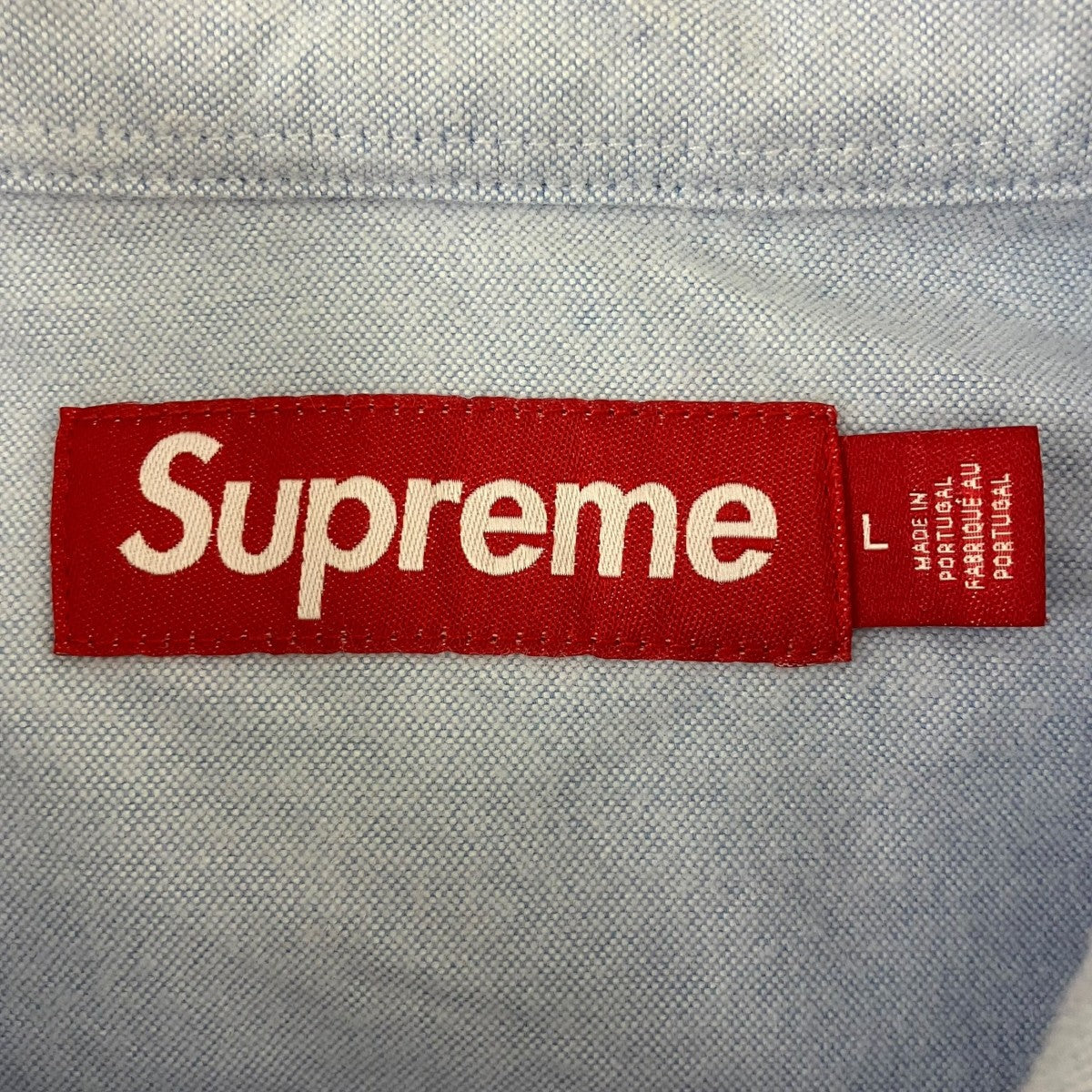 25AWLoose Fit Flannel Oxford Shirt Light Blue 長袖シャツ
