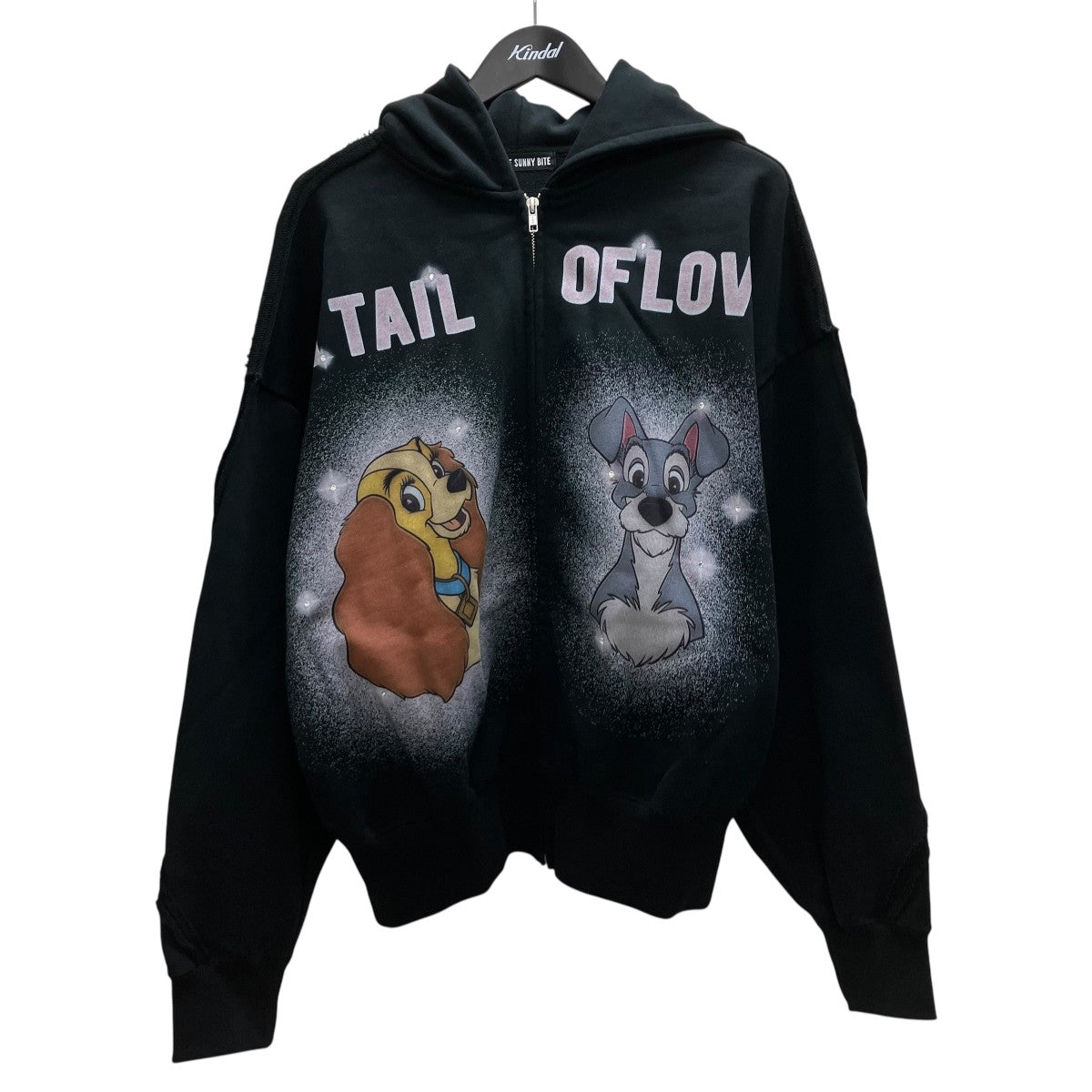 lady＆tramp zip hoodie ジップパーカー