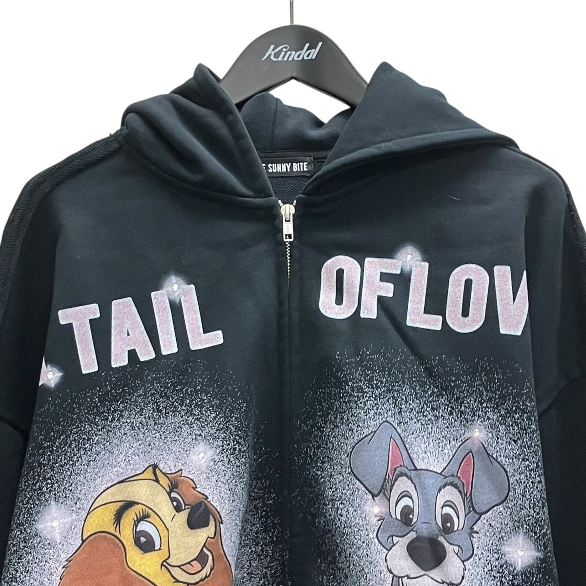 lady＆tramp zip hoodie ジップパーカー